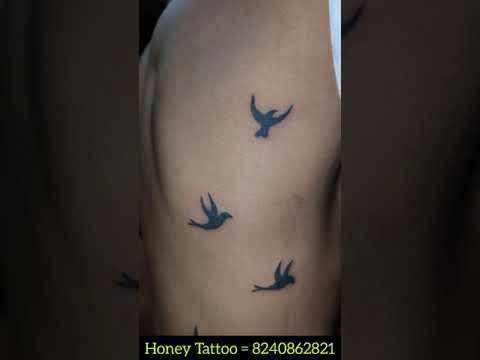 Love In Birds Tattoo Waterproof Male and Female Temporary Body Tattoo